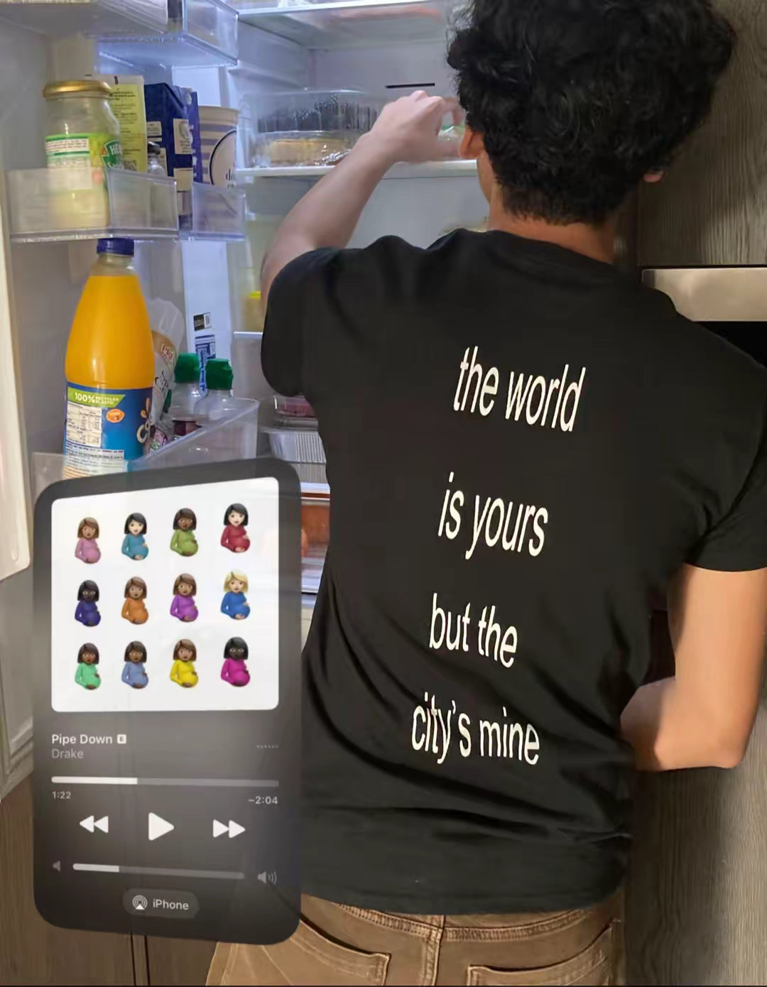 The world is yours but the city's mine - Drake Tee