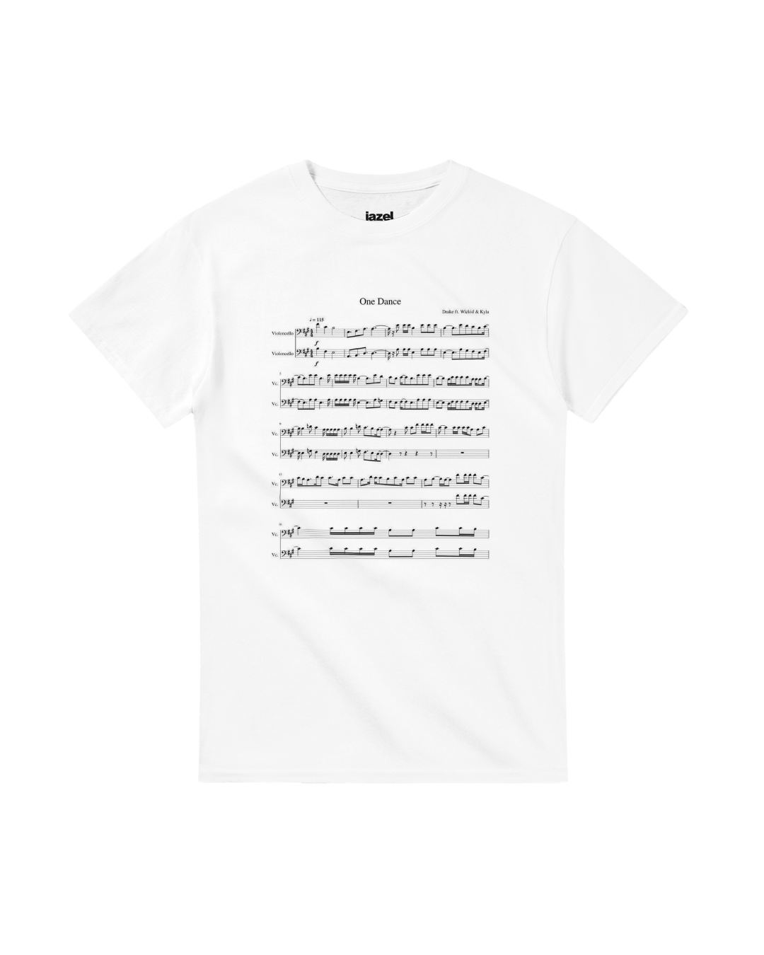 Drake's One Dance Music Sheet Tee