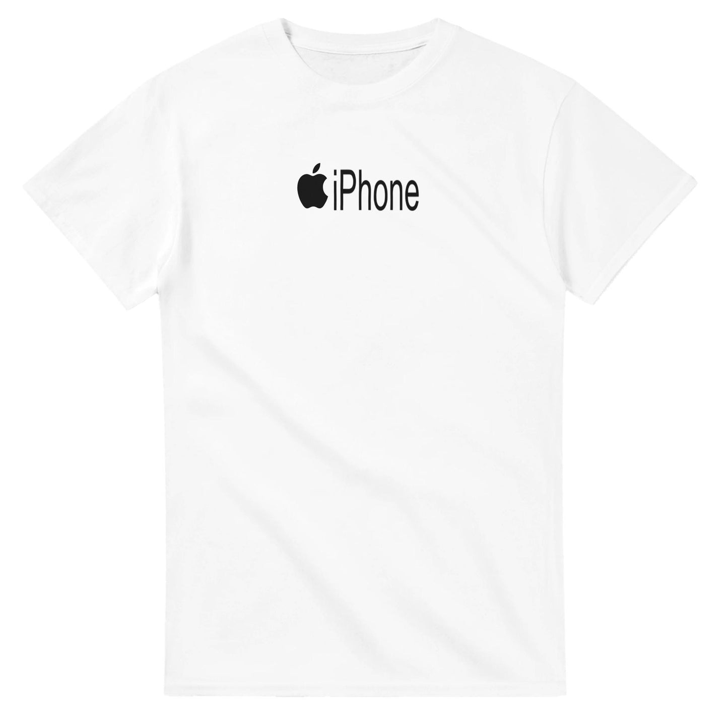 iPhone white tee